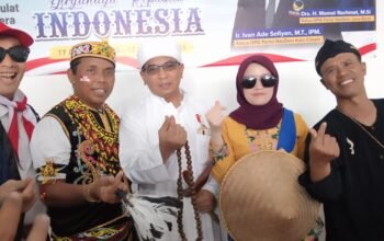 Dirgahayu RI ke 80 Diperingati Oleh Partai NasDem Kota Cimahi Dengan Gelar Karnaval Pakaian Adat Nusantara
