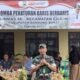 Lomba Peraturan Baris Berbaris Linmas di Kecamatan Cililin, Hanya Diikuti Lima Desa.
