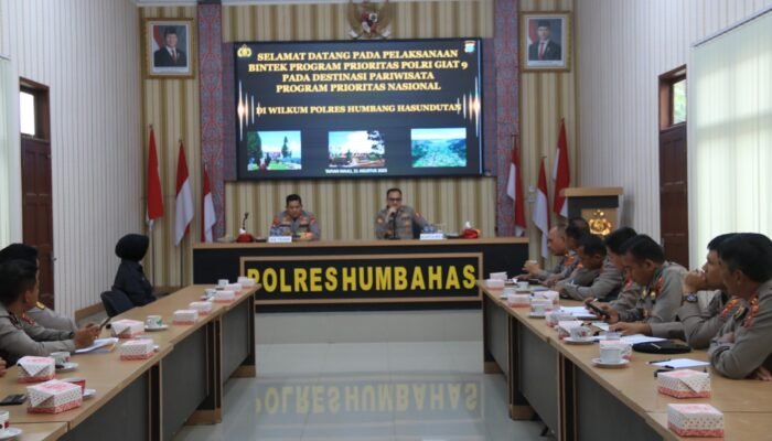 Tingkatkan Kualitas Keamanan Wisata, Korsabahara Baharkam Polri Laksanakan Bintek di Polres Humbahas