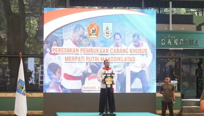 Bentuk Postur Prajurit TNI AD Jago Bela Diri, Dankodiklatad Resmikan Cabang Khusus Merpati Putih