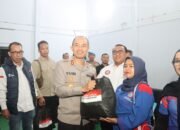 Silaturahmi K-SPSI dan Penyerahan Sembako dari Kapolri untuk Eks Karyawan PT. Danbi International, Di Hadiri Kapolres Garut