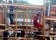 Proyek Pembangunan Sekolah SMK 4 Pandeglang Diduga Tidak Terapkan Standar Operasional Keselamatan Kerja