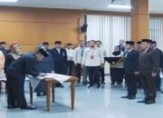 Walikota Cimahi Ngatiyana, Laksanakan Pelantikan Rotasi Mutasi Pejabat Pimpinan Tinggi Pratama.