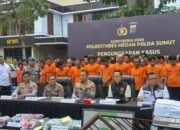 Sepekan, Polrestabes Medan Ungkap 61 Kasus Kriminal, 87 Tersangka Diamankan