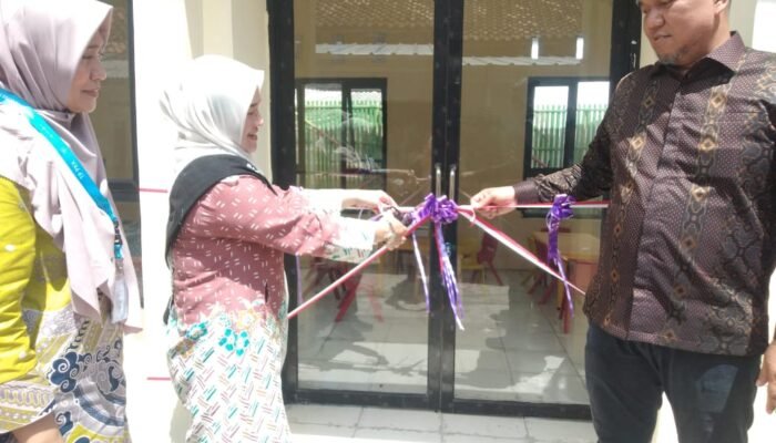 Ketua TP PKK Desa Teluknaga, Dewi Ajie Sutikna, Resmikan Gedung Baru PAUD SPS Teratai di Kawasan DRPPA