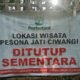 Wisata Jati Pesona Ciwangi Sementara Ditutup, Aktivitas Warga dan Pedagang Terdampak