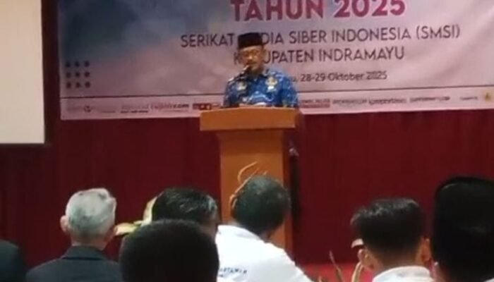 Wabup Indramayu Buka Uji Kompetensi Wartawan (UKW) Perdana yang Digelar SMSI