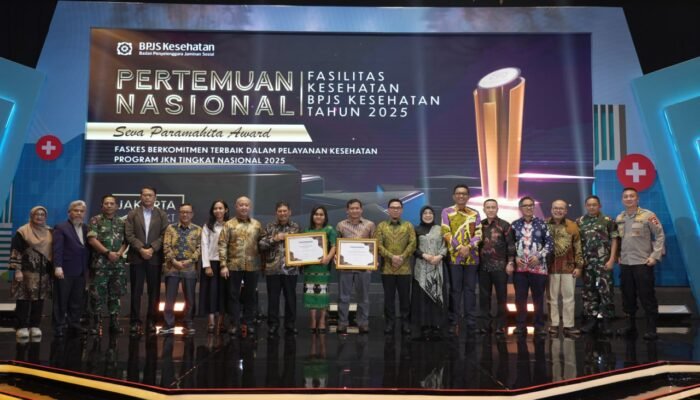 BPJS Kesehatan Anugerahkan Penghargaan Seva Paramahita kepada Faskes Berkomitmen Tinggi dalam Pelayanan JKN 2025
