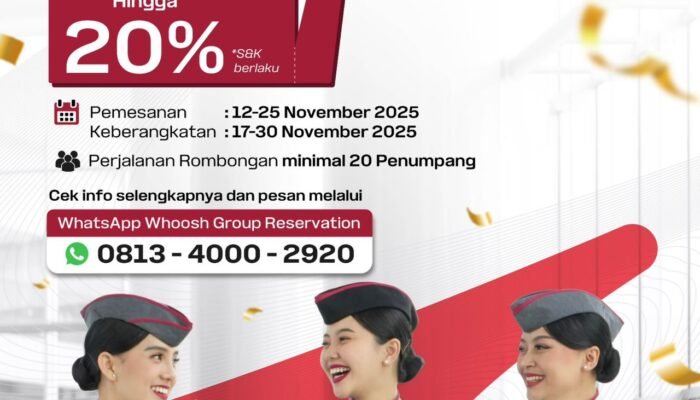 Diskon 20% di Bulan November, KCIC Catat Rata-Rata Rombongan Per Hari Naik Dua Kali Lipat