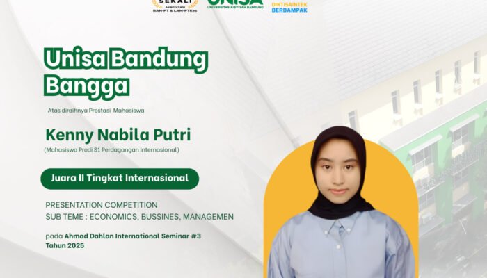 Angkat Isu UMKM, Mahasiswa Perdagangan Internasional UNISA Bandung Bersinar di Ajang Internasional
