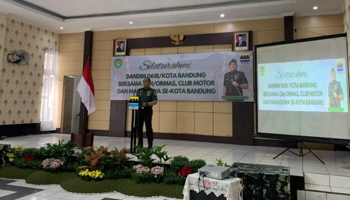 Dandim 0618/Kota Bandung Letkol Inf Robil Syaifullah Ngopi Bareng Ormas, LSM, Mahasiswa, dan Klub Motor