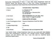 Itqan Peduli Resmi Terdaftar sebagai Lembaga Kesejahteraan Sosial (LKS) Kota Bandung