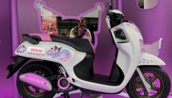 Honda Scoopy Kuromi Limited Edition Hadir Menyapa Penggemarnya di Bandung
