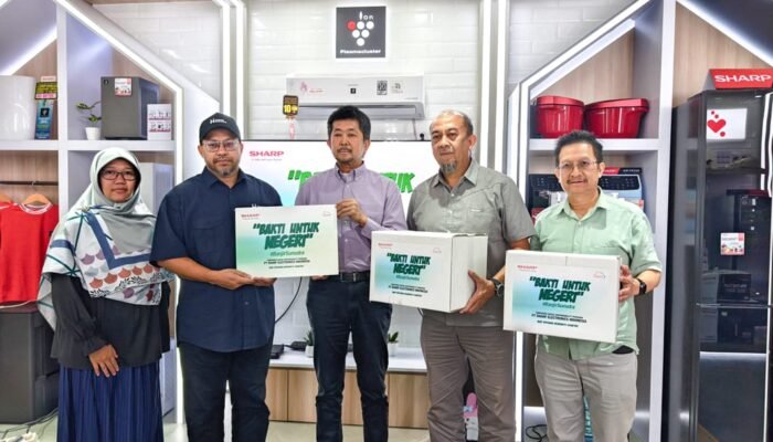 Sharp Indonesia Tegaskan Komitmen Kemanusiaan Melalui Slogan Global dan Aksi Nyata di Sumatra 