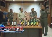 Satpol PP Tasikmalaya Gerebek 6.489 Botol Miras Siap Edar ke Pangandaran Jelang Nataru