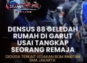 Densus 88 Geledah Rumah di Garut, Diduga Terkait Ledakan Bom Rakitan di Jakarta