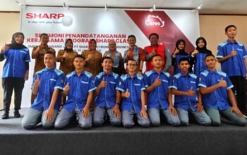 Sharp Indonesia Perkuat Link and Match Pendidikan Vokasi Lewat Program Sharp Class