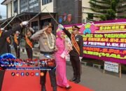 Kapolres Tasikmalaya AKBP Wahyu Pristha Utama Resmi Disambut, Tradisi Pedang Pora Warnai Babak Baru Kepemimpinan