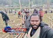 Pemuda Topiyai Papua Tengah Gotong Royong Bangun Kewita, Sukseskan MUSPASME Paroki Komopa