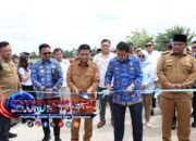 Bupati Tangerang Moch Maesyal Rasyid, Dampingi Gubernur Banten Resmikan Jalan Penghubung Antar Desa di Sindang Jaya