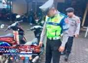 Polsek Limbangan Tertibkan Knalpot Brong, Empat Motor Diamankan