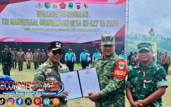 TMMD ke-127 Dibuka di Cipelah, Bupati Bandung Alokasikan Rp10 Miliar untuk Jalan Tembus Cianjur