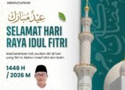 Selamat Hari Raya Idul Fitri 1447 H/2026 M