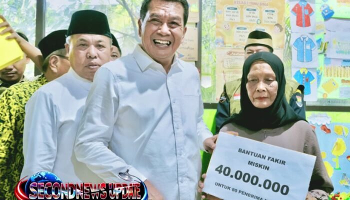 Moch. Maesyal Rasyid Hadiri Pendistribusian ZIS Baznas di Pagedangan