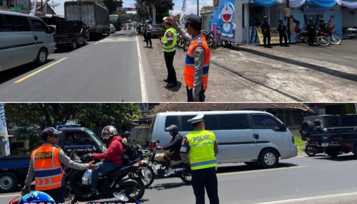Polres Garut Lakukan Rekayasa Lalu Lintas One Way dari Bandung Menuju Tasikmalaya