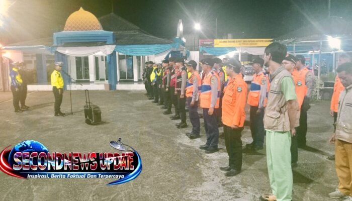 Apel Malam Persiapan Pengamanan Arus Mudik Digelar di Pos Terpadu Limbangan Garut