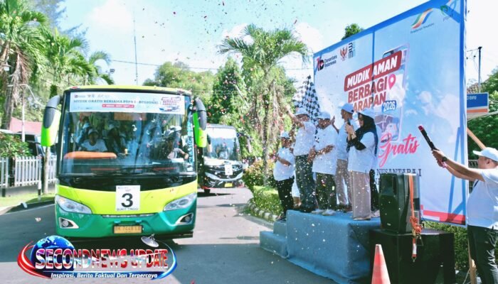 “Mudik Aman Berbagi Harapan”, PT Perkebunan Nusantara I Regional 1 Lepas Tiga Bus Mudik Gratis