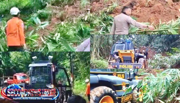 Longsor Tutup Jalur Garut–Sumedang, Akses Kendaraan Lumpuh Sementara