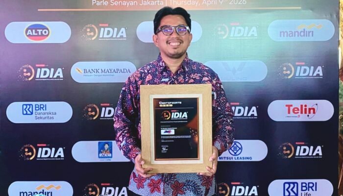 JNE Sabet Penghargaan Bergengsi IDIA 2026, Bukti Transformasi Digital Logistik Makin Ngebut!