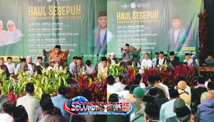 Haul Ponpes Hidayatul Faizien Berlangsung Khidmat, Said Aqil Siroj Tekankan Pentingnya Menegakkan Sholat