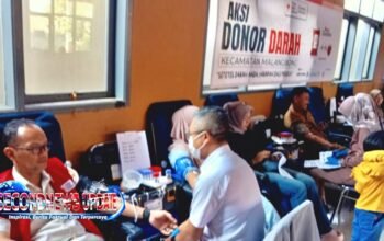 Polsek Malangbong Hadir di Tengah Masyarakat, Ikuti Donor Darah dan Bakti Kesehatan20 April 2026