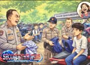 Puluhan Pelajar Bolos Terjaring Razia di Pasar Banyuresmi, Polisi Amankan Motor dan Beri Pembinaan