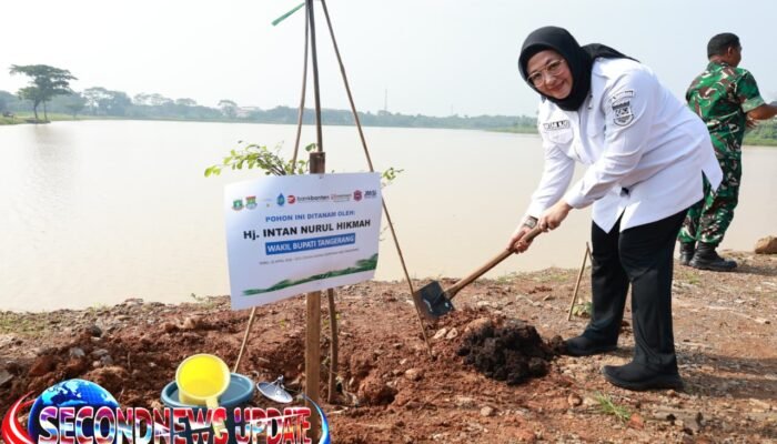 Tanam 1.000 Pohon di Situ Cihuni, Wabup Intan Targetkan RTH Tangerang Tembus 25 Persen