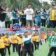Semarak Hari K3 Sedunia 2026, Forkopimda dan Pemkab Bandung Kompak Olahraga Bareng di Soreang