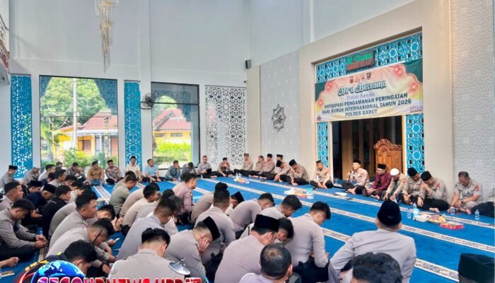 Polres Garut Gelar Doa Bersama Jelang May Day 2026, Kapolres Tekankan Soliditas dan Pengamanan Humanis