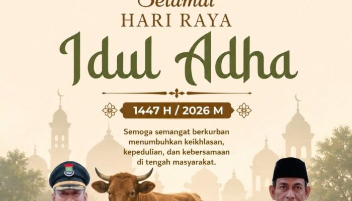 Segenap Jajaran  Pemerintah Kabupaten Tangerang Kecamatan Teluknaga Mengucapkan Selamat Hari Raya Idul Adha 1447 H/2026 M*