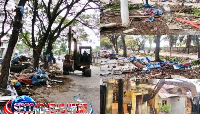 261 Bangunan Liar di Pasar Kemis Ditertibkan, Pemkab Tangerang Kembalikan Fungsi Saluran dan Bahu Jalan