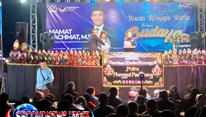 NasDem Provinsi Jawa Barat dan Cimahi Gelar Wayang Golek ‘Dewan Menyapa Warga Berbasis Budaya’, Mamat Rahmat Janji Rutin Hadirkan Hiburan Rakyat 3 Bulan Sekali
