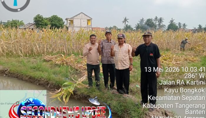 DPK Tani Merdeka Sepatan Survei Lahan Binwil 2026 di Desa Kayu Bongkok, Siapkan Program Ketahanan Pangan