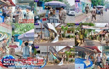 Satpol PP Cimahi Sikat PKL Nakal dan Spanduk Liar, Empat Pedagang Ditertibkan di Pasar Atas