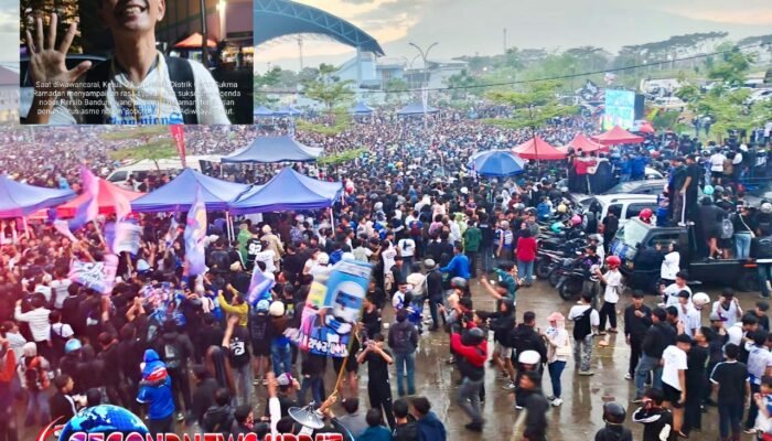 Antusias Bobotoh Garut Membludak, Nobar Persib di SOR Adiwijaya Dipadati Ribuan Suporter
