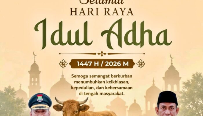 Segenap Jajaran  Pemerintah Kabupaten Tangerang Kecamatan Teluknaga Mengucapkan Selamat Hari Raya Idul Adha 1447 H/2026 M*