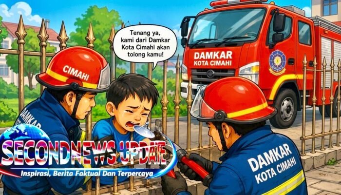 Dramatis! Tangan Bocah 13 Tahun Tertancap Pagar Saat Kejar Layangan, Damkar Cimahi Berpacu dengan Waktu Selamatkan Korban