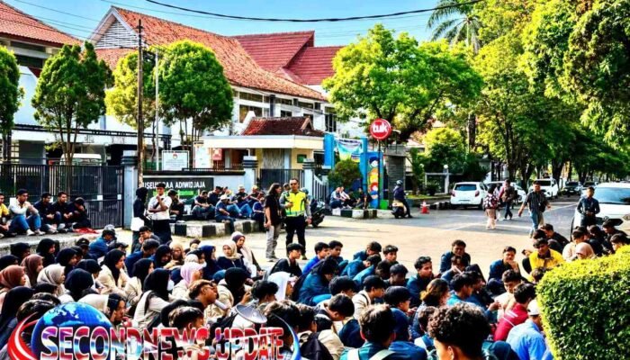 Mahasiswa Kepung DPRD Garut! Sampaikan Aspirasi Lewat Aksi Demonstrasi dan Audiensi, Pengamanan Diperketat