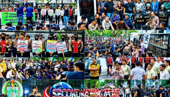 Kapolrestabes Medan Tekankan Pengamanan Humanis Saat Aksi Mahasiswa KBMN di DPRD Sumut, Situasi Tetap Kondusif
