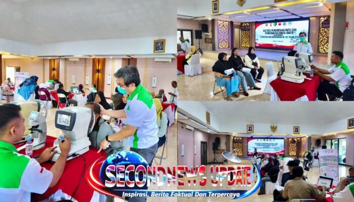 Dalam Rangka HUT Bhayangkara ke-80, Polres Garut Gelar Pemeriksaan Mata dan Bagikan Kacamata Gratis untuk 200 Warga